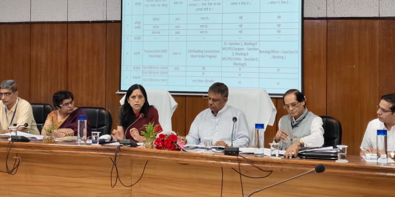 Shri Gajendra Singh Khinvsar: स्वास्थ्य से जुड़े विभिन्न विषयों पर की गई समीक्षा