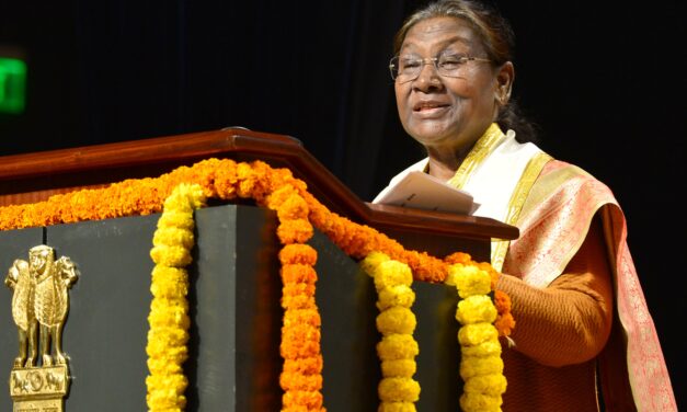 राष्ट्रपति श्रीमती द्रौपदी मुर्मु ने वीडियो संदेश द्वारा पूर्वोत्तर पर्वतीय क्षेत्र आईसीएआर अनुसंधान परिसर के स्वर्ण जयंती समारोह को संबोधित किया