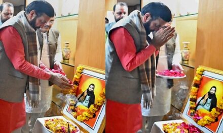मुख्यमंत्री नायब सिंह सैनी ने संत शिरोमणि गुरू रविदास जी को जयंती पर किया नमन