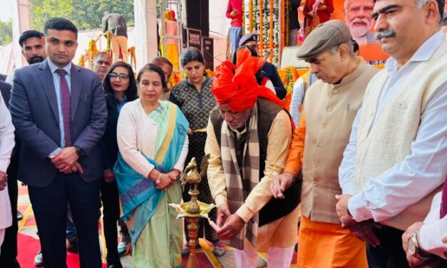 हरियाणा के विकास एवं पंचायत मंत्री कृष्ण लाल पंवार ने सरस मेले का किया विधिवत उद्घाटन