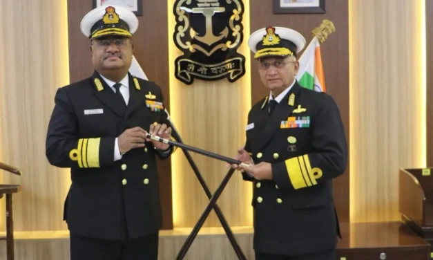 वाइस एडमिरल राजाराम स्वामीनाथन, एवीएसएम, एनएम ने युद्धपोत उत्पादन और अधिग्रहण नियंत्रक का कार्यभार संभाला