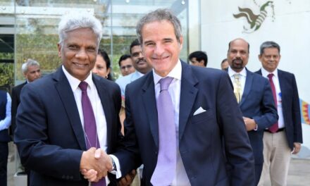 अंतरराष्ट्रीय परमाणु ऊर्जा एजेंसी (आईएईए) के महानिदेशक राफेल मारियानो ग्रॉसी ने वैश्विक परमाणु ऊर्जा भागीदारी केंद्र में एस एन बोस भवन का उद्घाटन किया