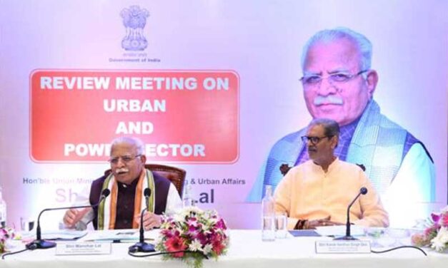 केंद्रीय मंत्री श्री मनोहर लाल ने अपनी ओडिशा यात्रा के दौरानशहरी विकास की दिशा में हुई प्रगति की समीक्षा की