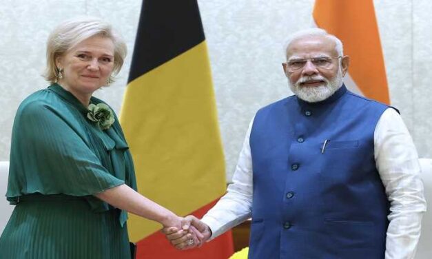 प्रधानमंत्री श्री नरेंद्र मोदी ने बेल्जियम की राजकुमारी एस्ट्रिड से मुलाकात की