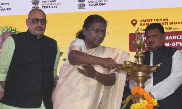 राष्ट्रपति श्रीमती द्रौपदी मुर्मु ने राष्ट्रपति भवन में ‘विविधता का अमृत महोत्सव’ का उद्घाटन किया