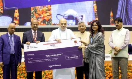 केन्द्रीय गृह मंत्री श्री अमित शाह ने आज नई दिल्ली में NFSU द्वारा आयोजित अखिल भारतीय न्यायालयिक विज्ञान सम्मेलन 2025 को संबोधित किया