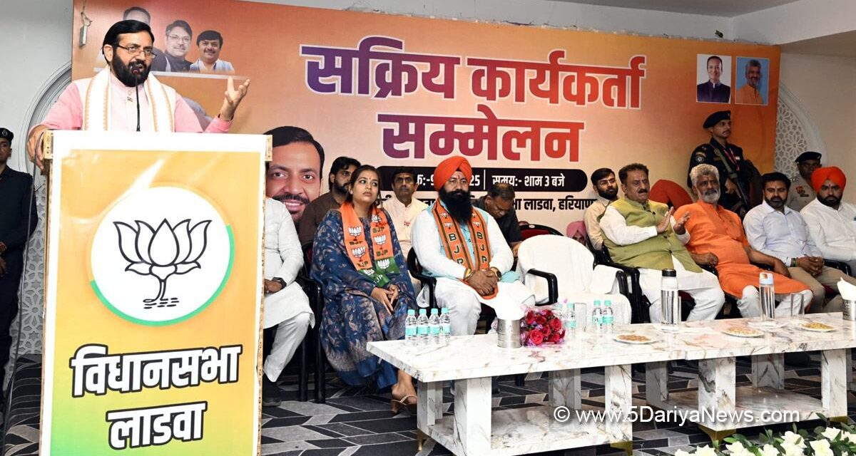 मुख्यमंत्री श्री नायब सिंह सैनी: केन्द्र व राज्य सरकार आम जनमानस को सहुलियत देने के लिए 24 घंटे कर रही है कार्य