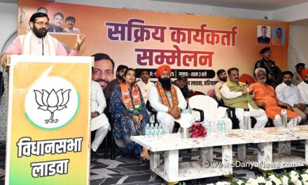 मुख्यमंत्री श्री नायब सिंह सैनी: केन्द्र व राज्य सरकार आम जनमानस को सहुलियत देने के लिए 24 घंटे कर रही है कार्य