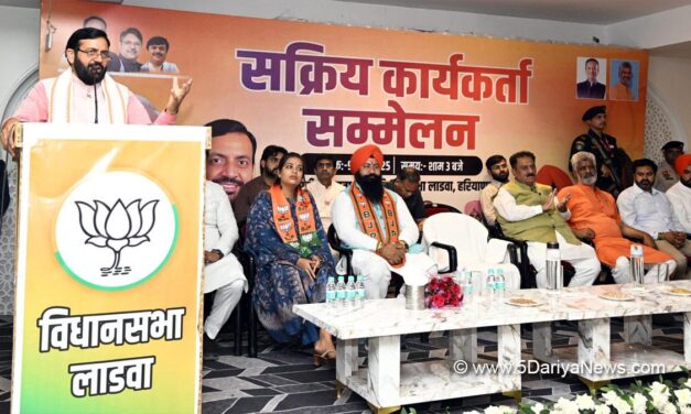 मुख्यमंत्री श्री नायब सिंह सैनी: केन्द्र व राज्य सरकार आम जनमानस को सहुलियत देने के लिए 24 घंटे कर रही है कार्य