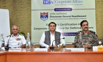 आईआईसीए और डीजीआर ने वरिष्ठ रक्षा अधिकारियों के साथ स्वतंत्र निदेशक के लिए दूसरा प्रमाणन कार्यक्रम सफलतापूर्वक पूरा किया