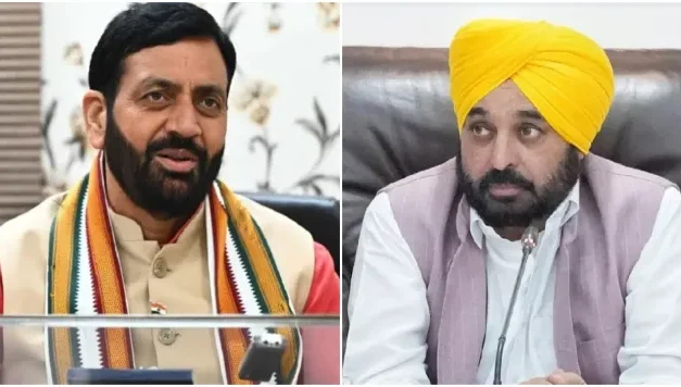 मुख्यमंत्री श्री नायब सिंह सैनी: जल वितरण के संबंध में पंजाब के मुख्यमंत्री भगवंत मान द्वारा दिया गया आश्चर्यजनक बयान 