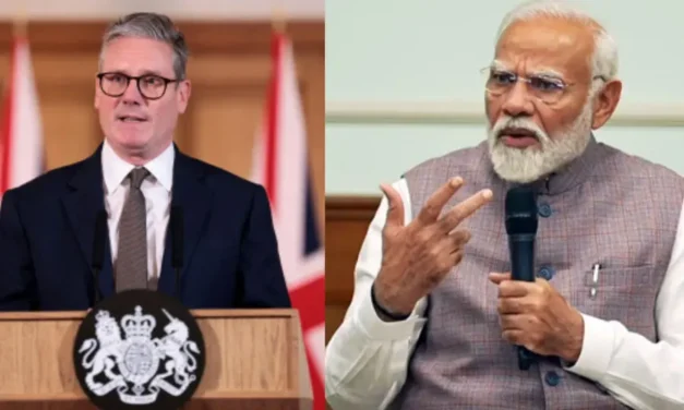 प्रधानमंत्री श्री नरेन्द्र मोदी ने प्रधानमंत्री स्टारमर को भारत आने का निमंत्रण दिया