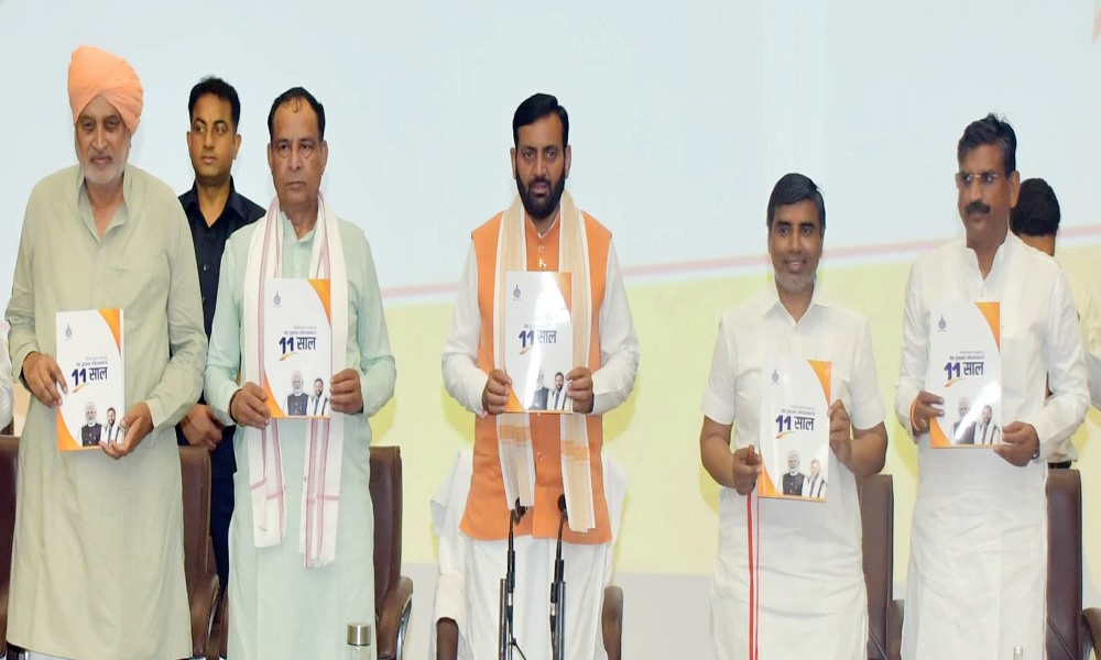 मुख्यमंत्री श्री नायब सिंह सैनी: प्रधानमंत्री नरेंद्र मोदी के 11 गौरवशाली वर्ष भारत के नव-निर्माण और वैश्विक नेतृत्व का स्वर्णिम युग