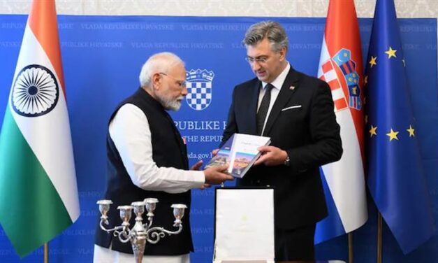 प्रधानमंत्री श्री नरेन्द्र मोदी ने क्रोएशिया गणराज्य के प्रधानमंत्री से मुलाकात की