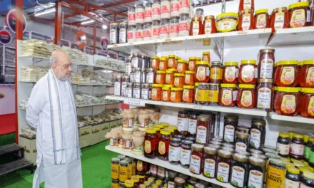 केन्द्रीय गृह एवं सहकारिता मंत्री अमित शाह ने गांधी जयंती पर खादी इंडिया शोरूम का किया दौरा, खादी और स्वदेशी के महत्व पर दिया जोर