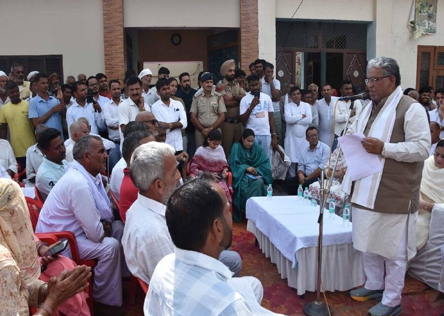 मंत्री कृष्ण लाल पंवार: जाखौली गांव में बनेंगी ई-लाइब्रेरी, महिला सांस्कृतिक केंद्र और इंडोर जिम