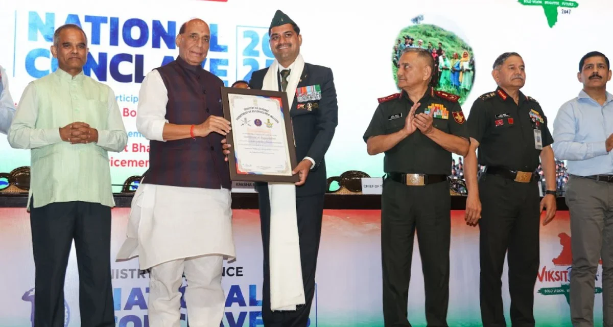 रक्षा मंत्री श्री राजनाथ सिंह ‘विकसित भारत और पूर्व सैनिक कल्याण’ पर राष्ट्रीय सम्मेलन 2025 का उद्घाटन करेंगे