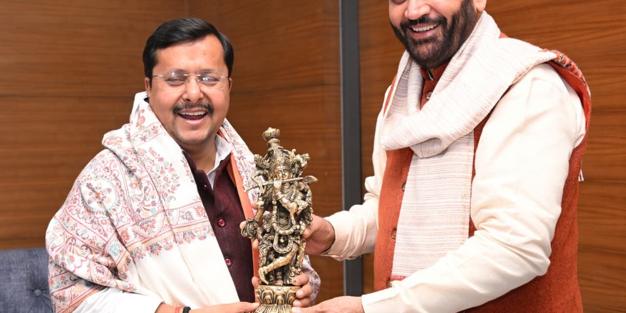 मुख्यमंत्री नायब सिंह सैनी ने नितिन नबीन को दी भाजपा के नए राष्ट्रीय अध्यक्ष के रूप में बधाई