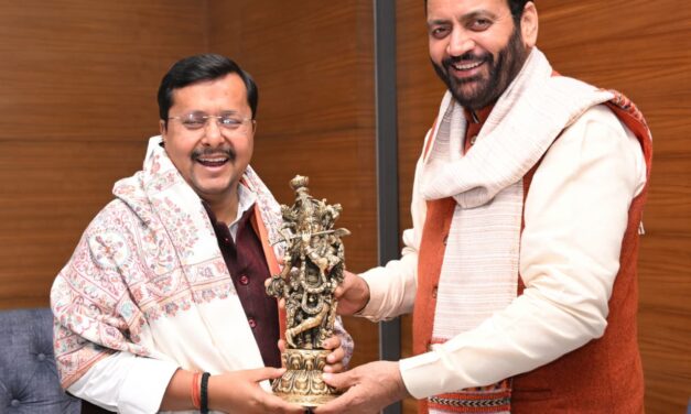 मुख्यमंत्री नायब सिंह सैनी ने नितिन नबीन को दी भाजपा के नए राष्ट्रीय अध्यक्ष के रूप में बधाई