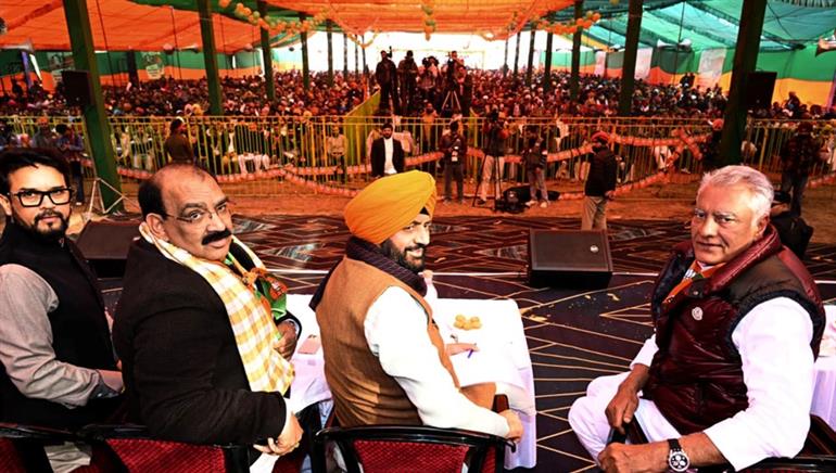 हरियाणा के मुख्यमंत्री नायब सिंह सैनी ने श्री मुक्तसर साहिब में माघी मेले के दौरान की बड़ी बातें