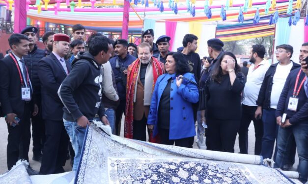 पर्यटन मंत्री डॉ. अरविंद शर्मा ने सूरजकुंड अंतरराष्ट्रीय शिल्प मेला का किया भ्रमण, संस्कृति और पर्यटन को नई दिशा देने पर दिया जोर